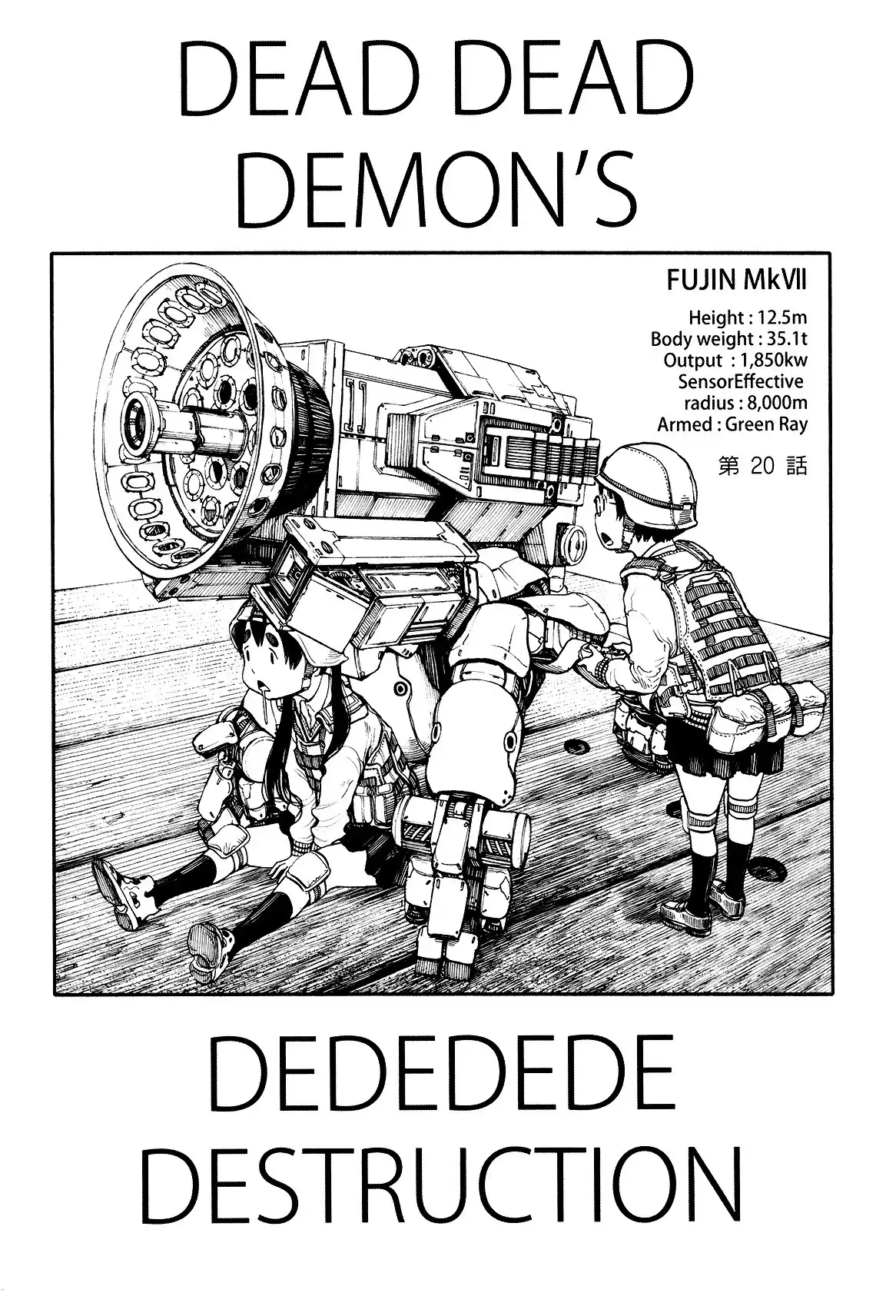 Dead Dead Demon's Dededededestruction Chapter 20 1